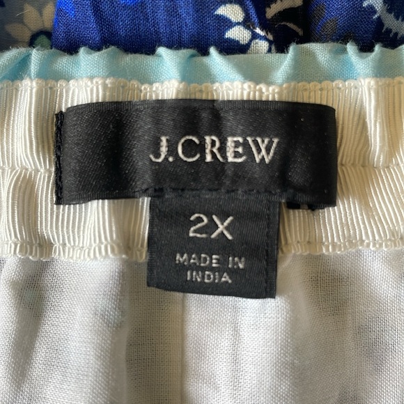 J. Crew Tiered Block Print Maxi Skirt 2X - Picture 10 of 15
